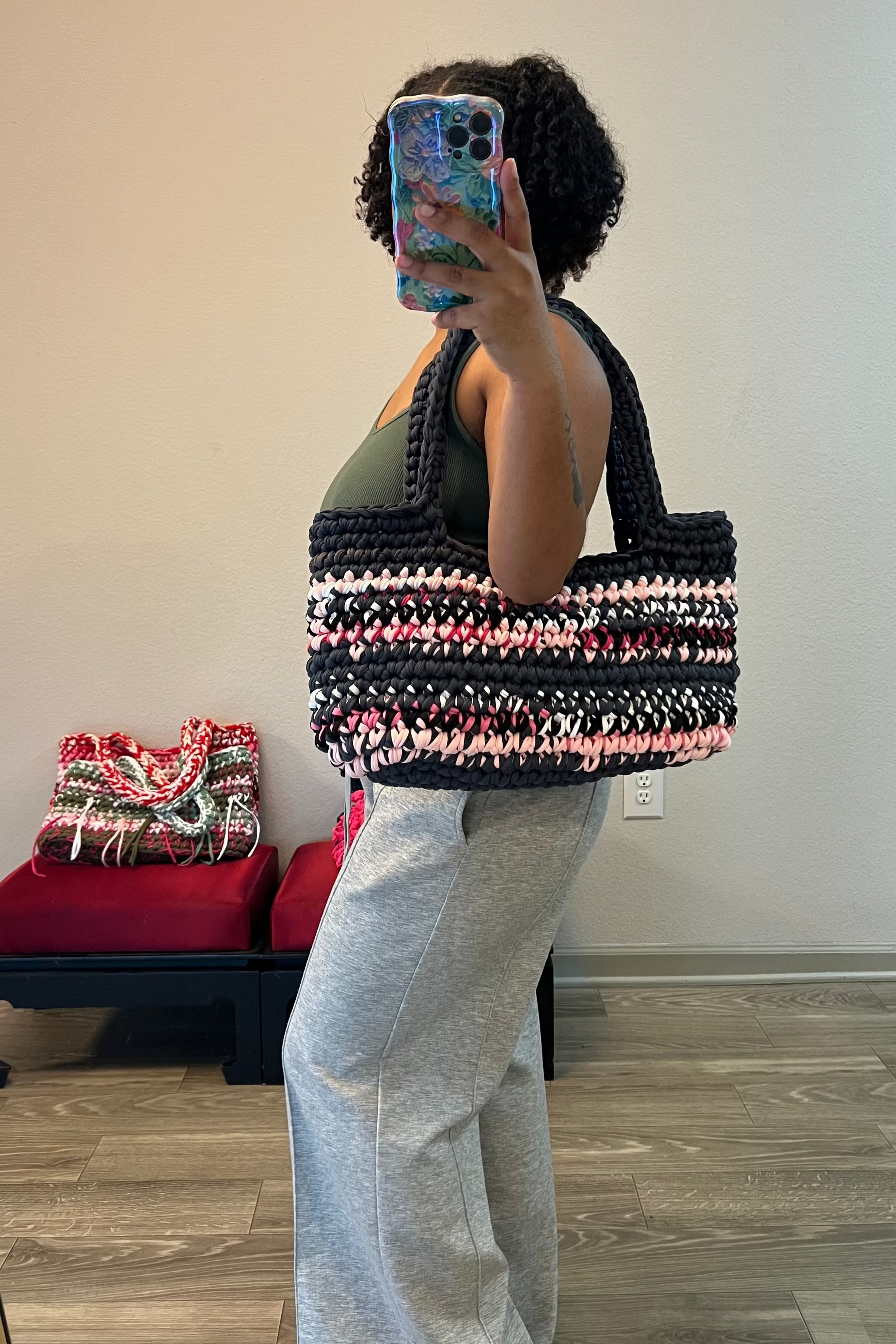 Grays & Pinks Tote