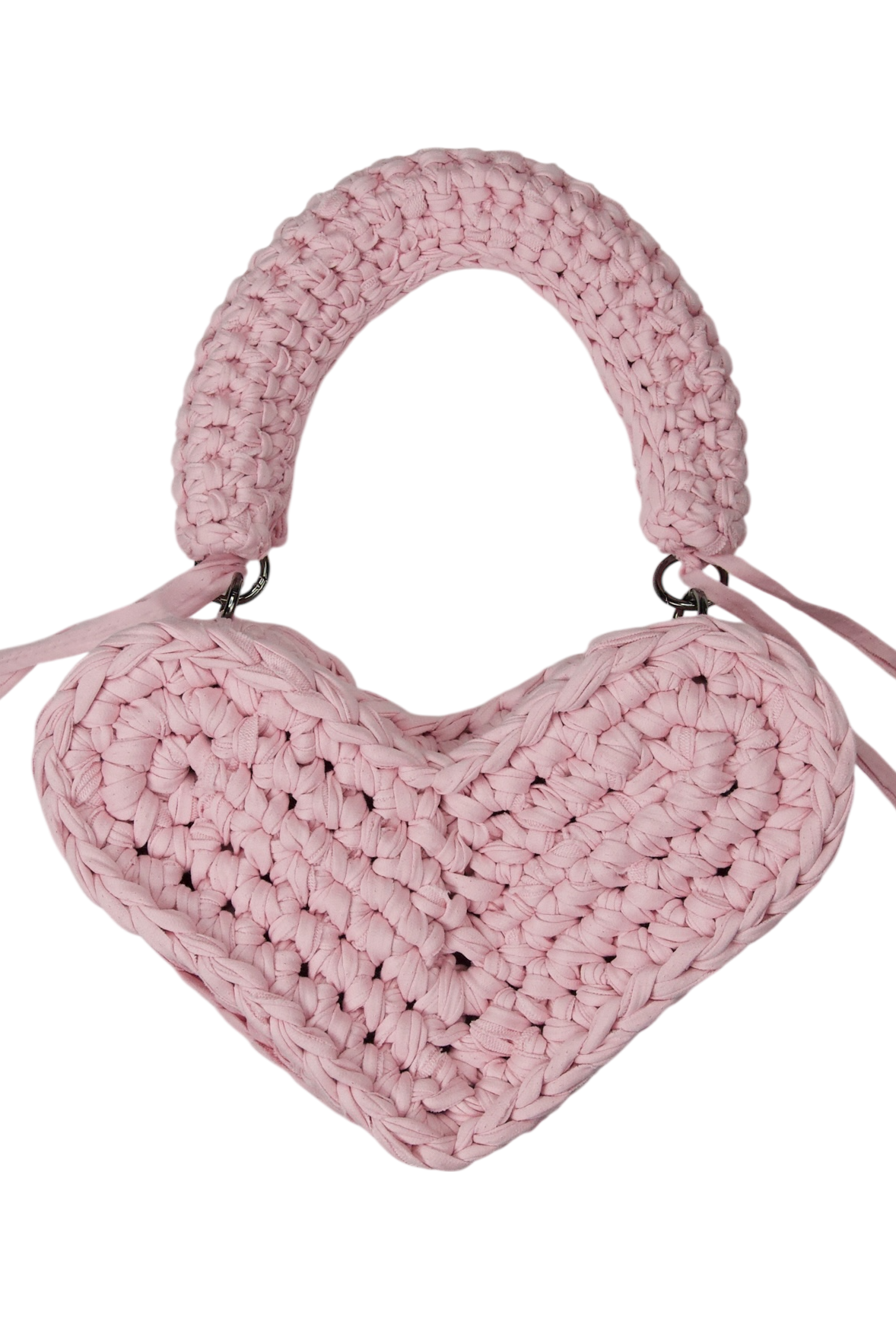 Heart clutch / Baby Pink